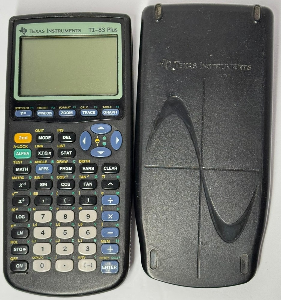 Texas Instruments TI-83 Plus Graphing Calculator TESTED WORKING