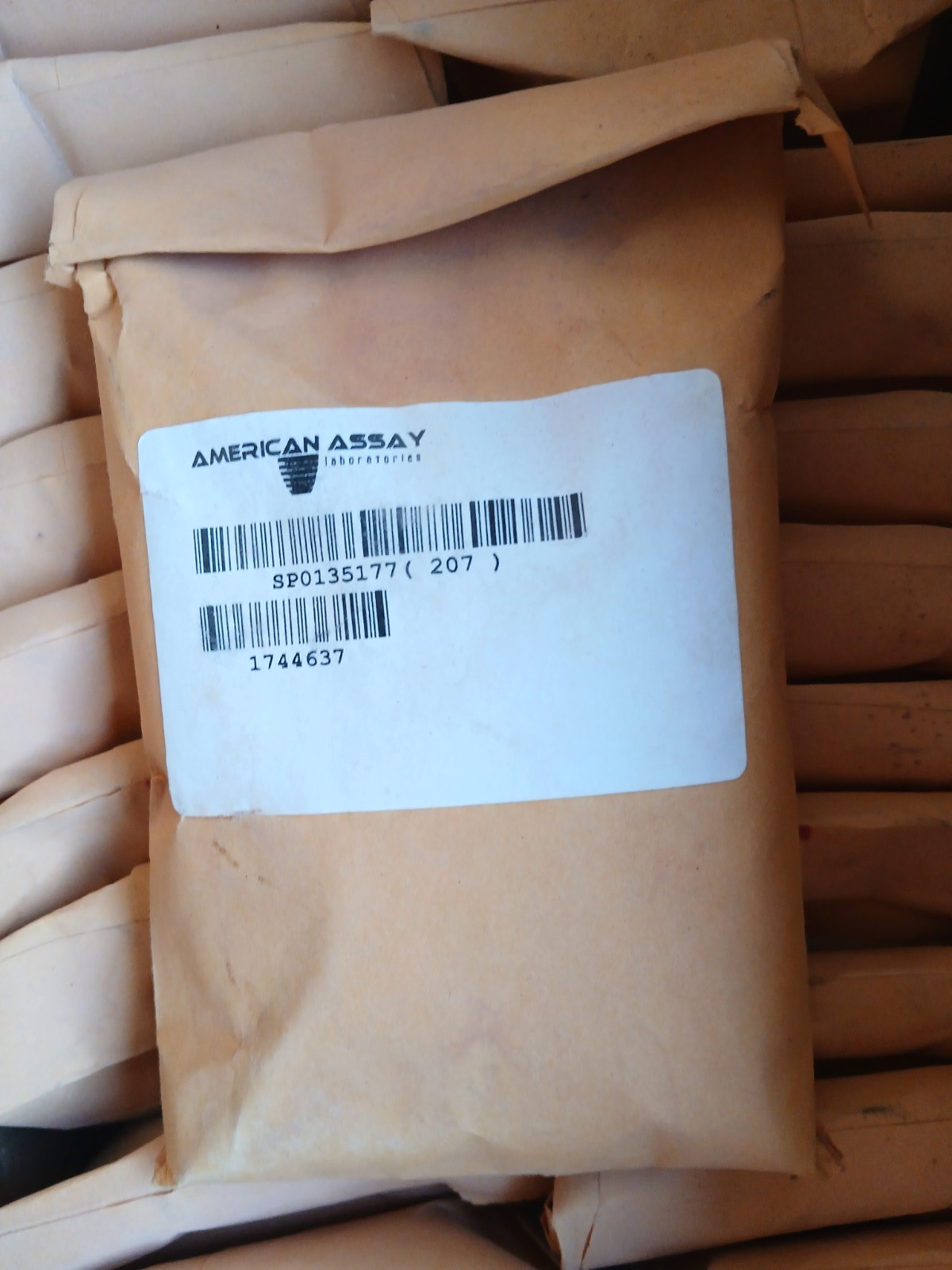 20 lbs Gold Basin AZ Assay Pulps - Pre-Pulverized Ore for Refining / Smelting