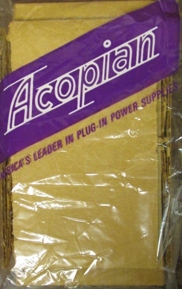 ACOPIAN MIL 28L40 Plug In Power Supply
