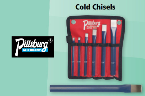 3/8 COLD CHISELS -PITTSBURG ITEM NO. 3109606(FT)-(7PC.)