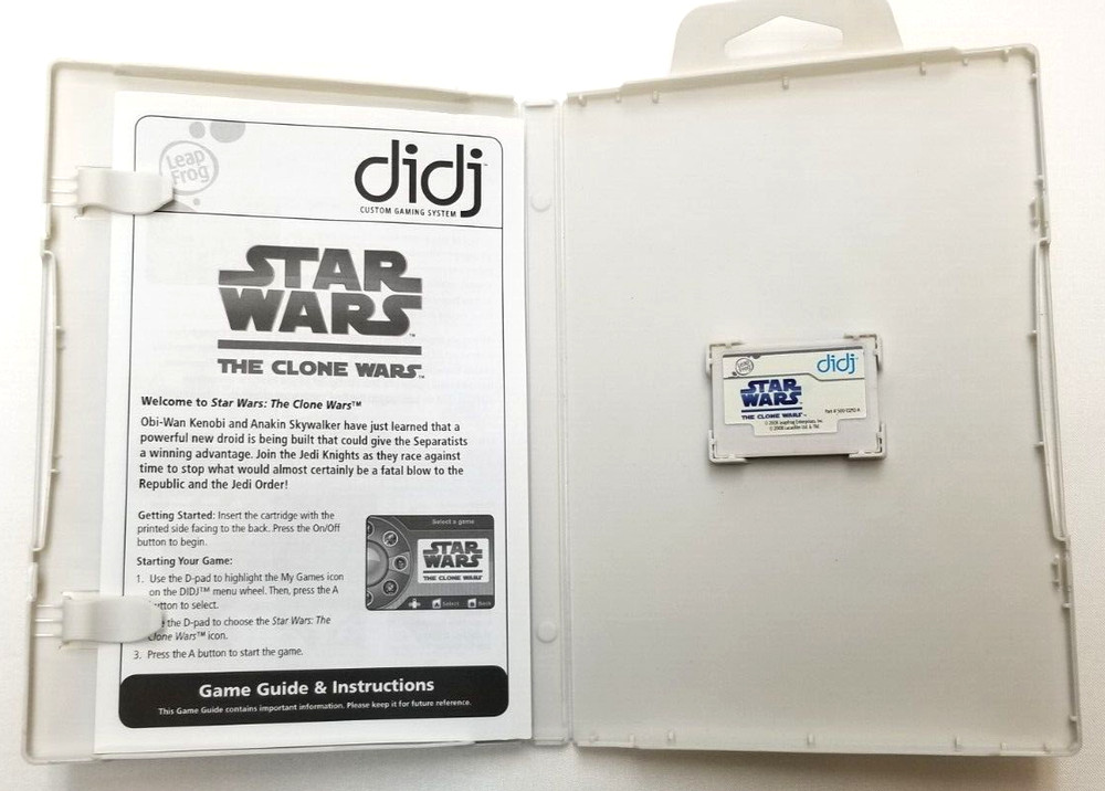 LeapFrog Didj Custom Learning Game Star Wars The Clone Wars