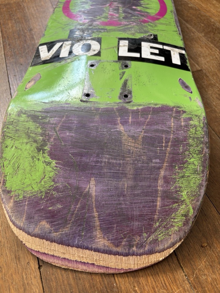8.3 Violet Skateboard Deck Used