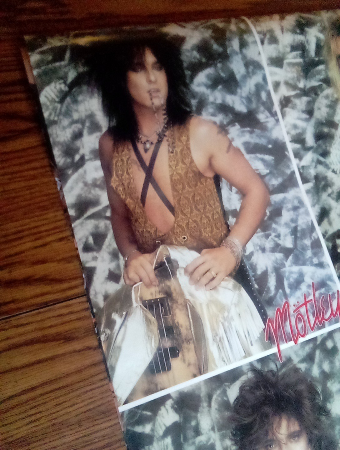 Original Vintage 1987 Rock Hair Band Motley Crue Poster By Funky Brands 22x34