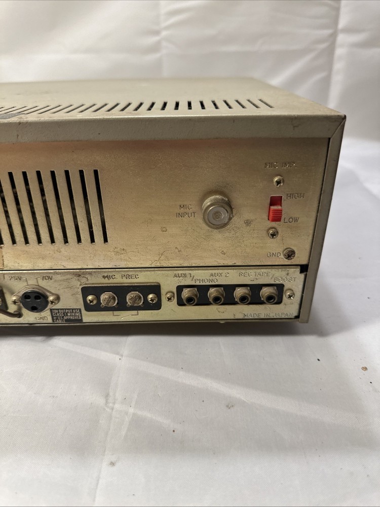 Solid State Microphone/Phono Amplifier Lafayette PA-25B Not Working