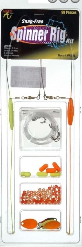APEX  SNAG-FREE SPINNER RIG KIT  98 PIECE SET