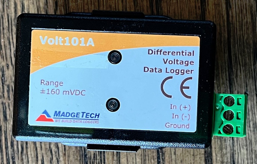 Madgetech Volt101A 160mV Data Logger