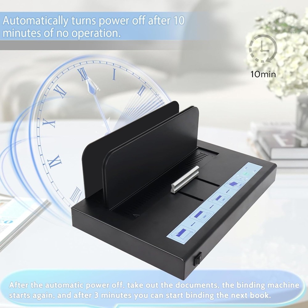 Professional Thermal Binding Machine 500 Sheets with Infrared Safety Features