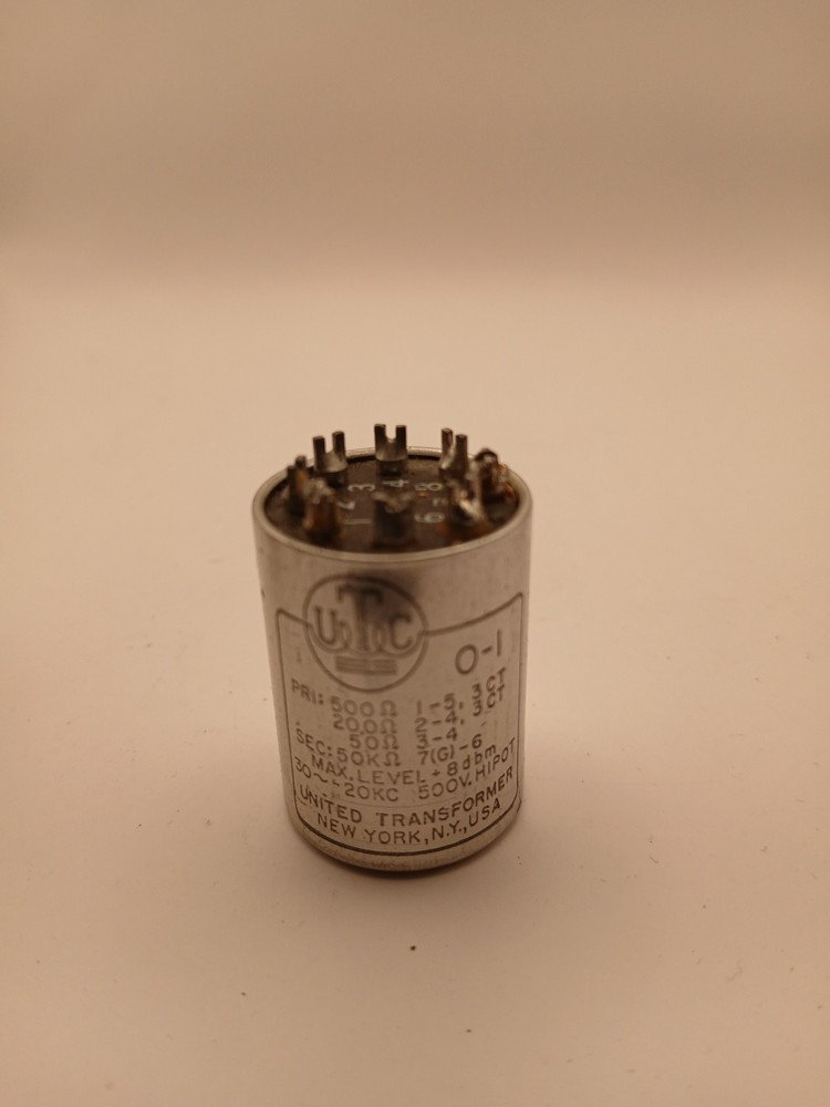 UTC 0-1 Input Transformer with 0 17 Metal Shield