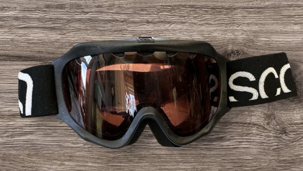 Scott Goggles Black Adjustable Strap