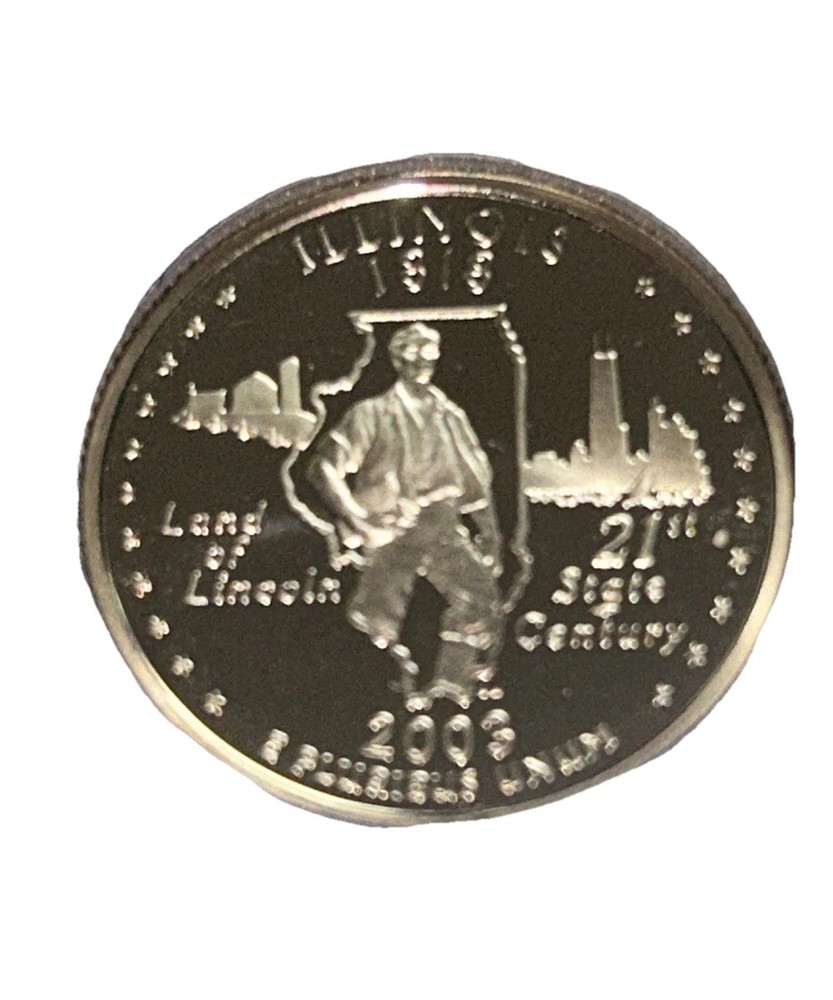 2003 S State Quarter Illinois Gem DCam Proof