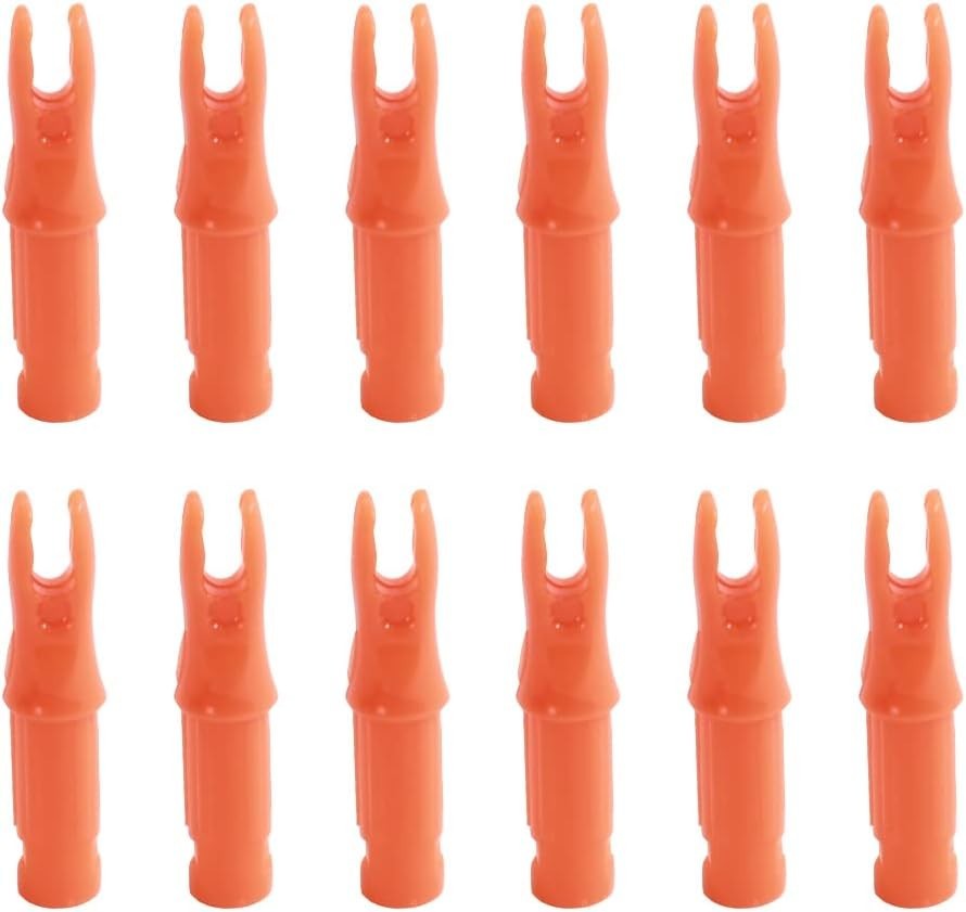 Sturdy .244 Archery Nocks - 50 Pack Heat-Resistant Inserts for Precise Shooting