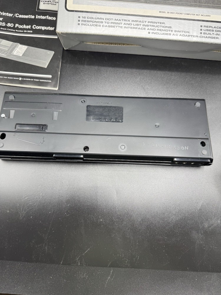 Radio Shack TRS-80 Pocket Computer Printer Cassette Interface Boxes Manuals