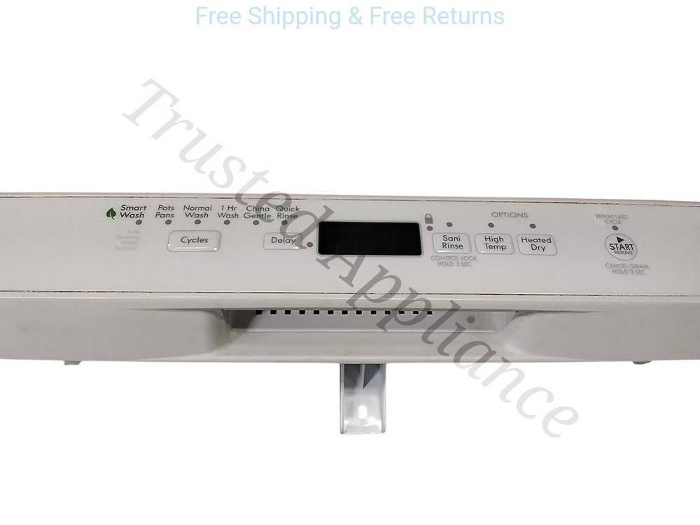 OEM Dishwasher Control Panel w10500339 WHITE