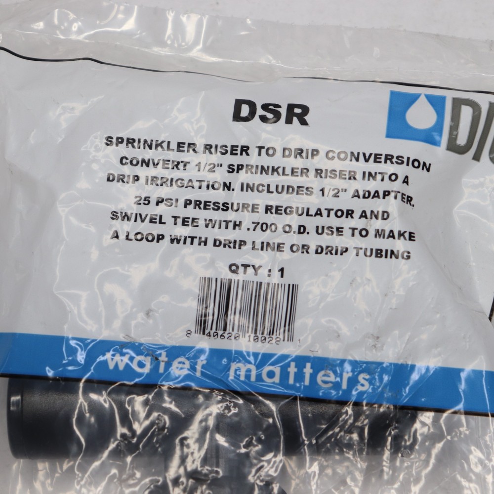 DIG Sprinkler Riser-Drip Conversation kit with 25 PSI Pressure Regulator