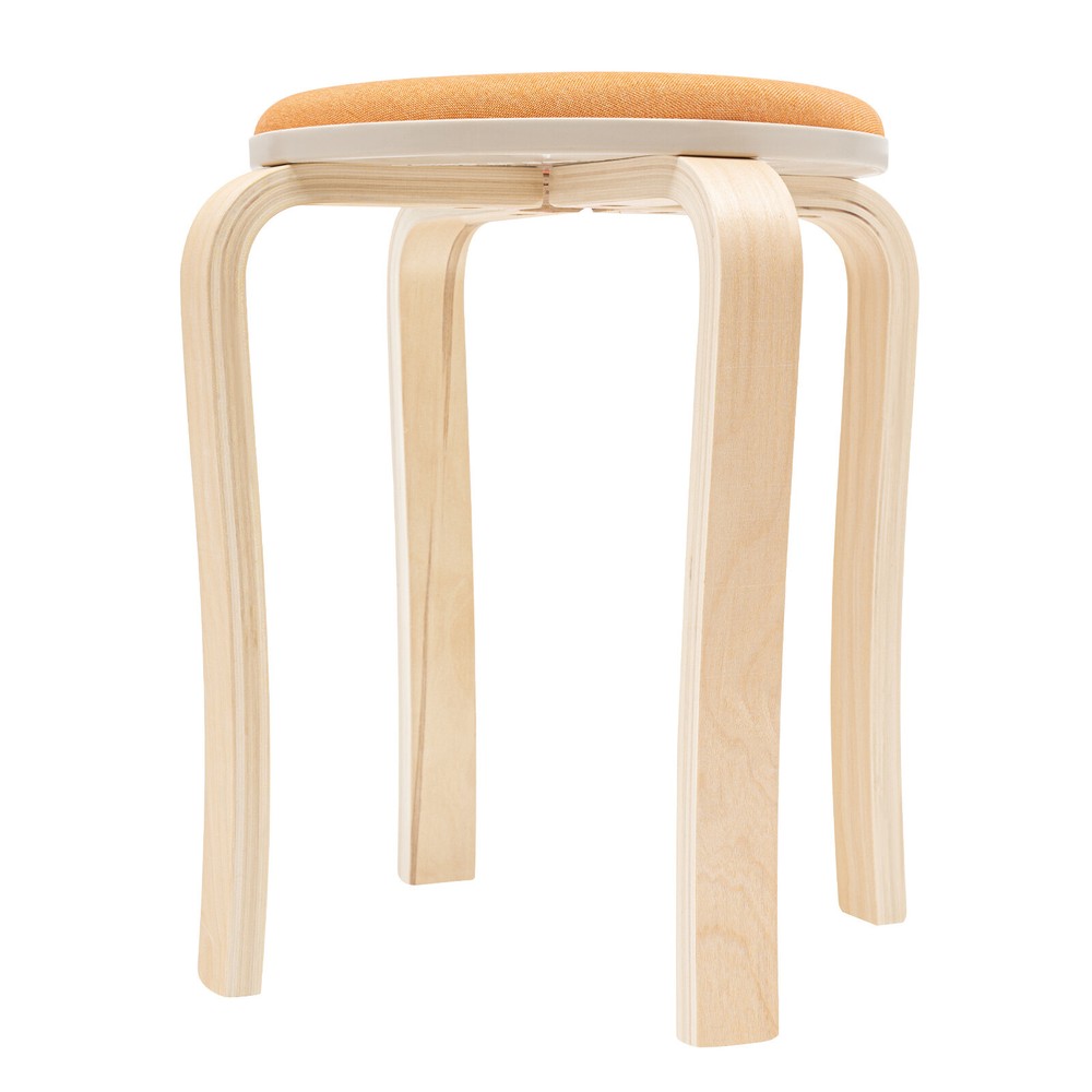 NEW Set of 8 Stacking Wooden Stools, Stackable Stools, Stackable Round Stools