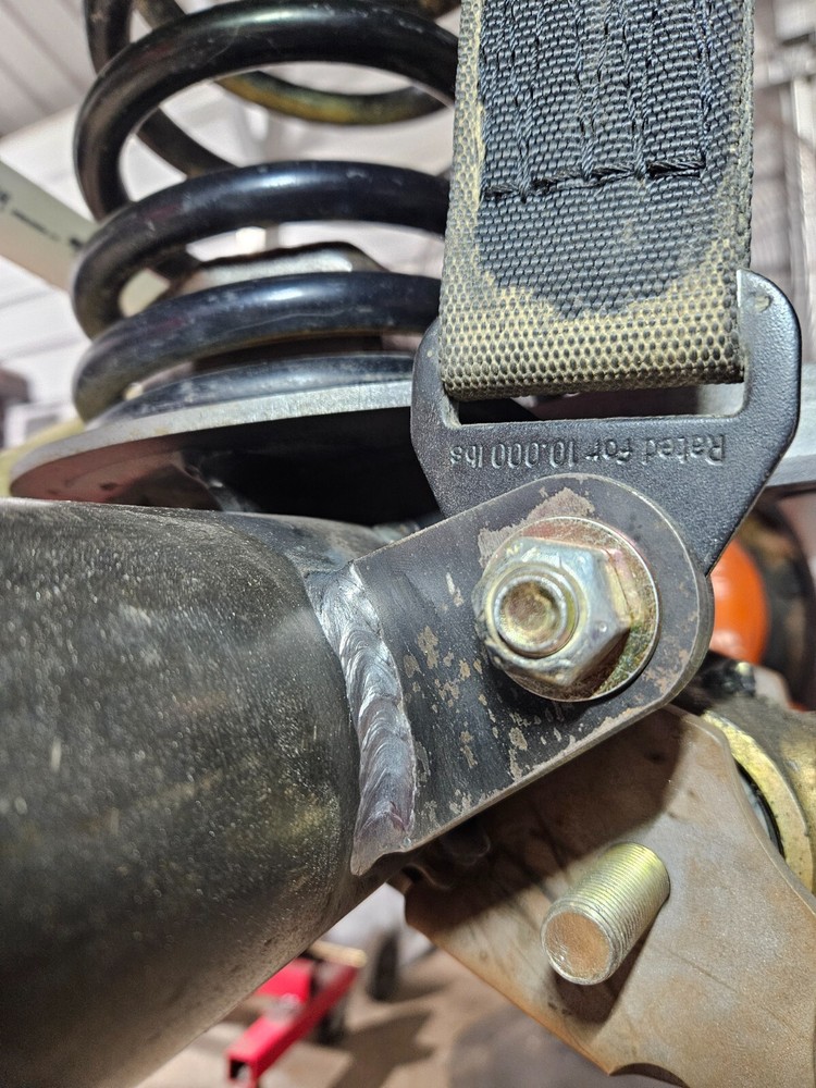 Double Shear Axle Limit Strap Tab Kit