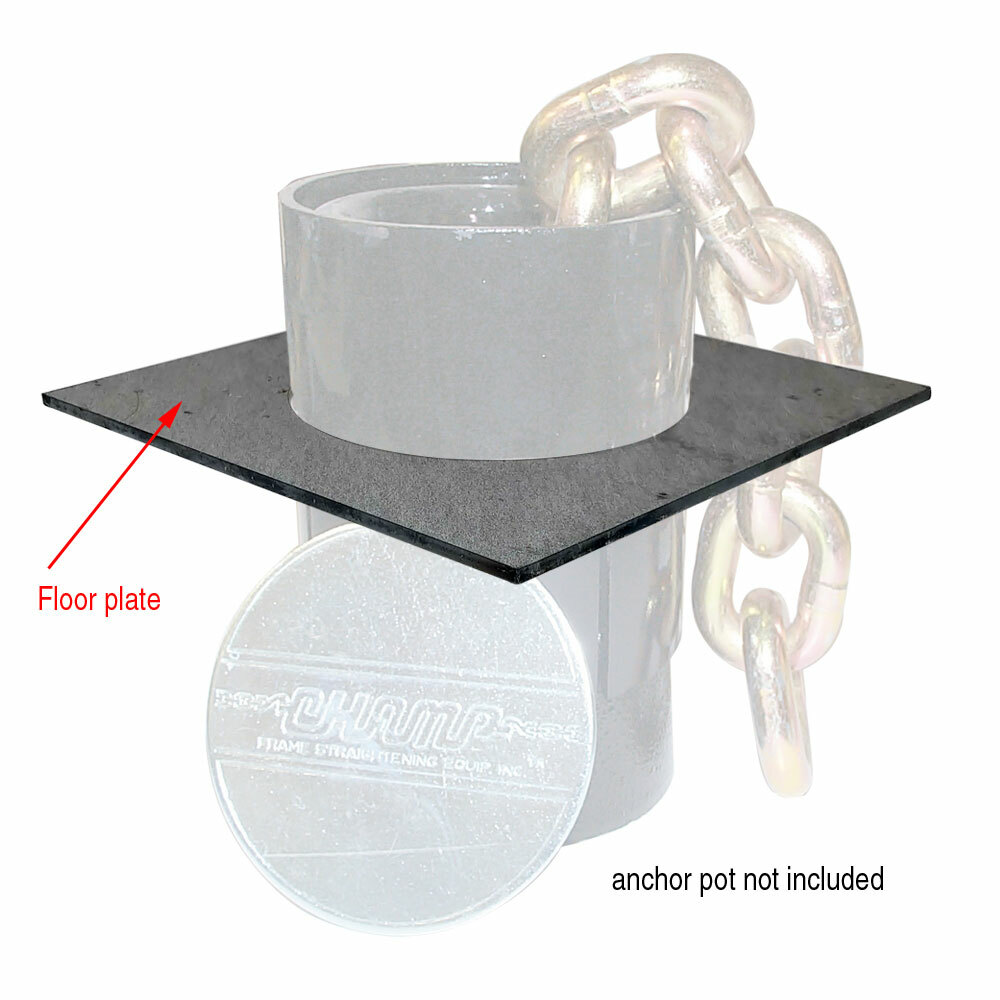 Champ Floor Plates for Anchor Pots 1677 - For Frame Machines / Pulling Posts