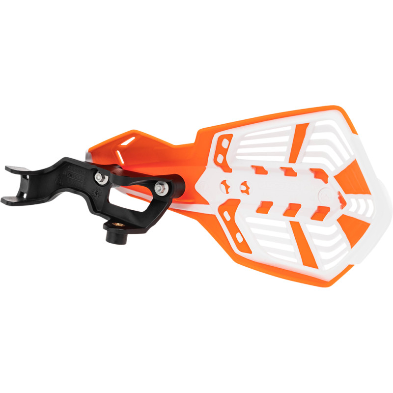 Acerbis - 2801976816 - K-Future Handguards, Orange/White