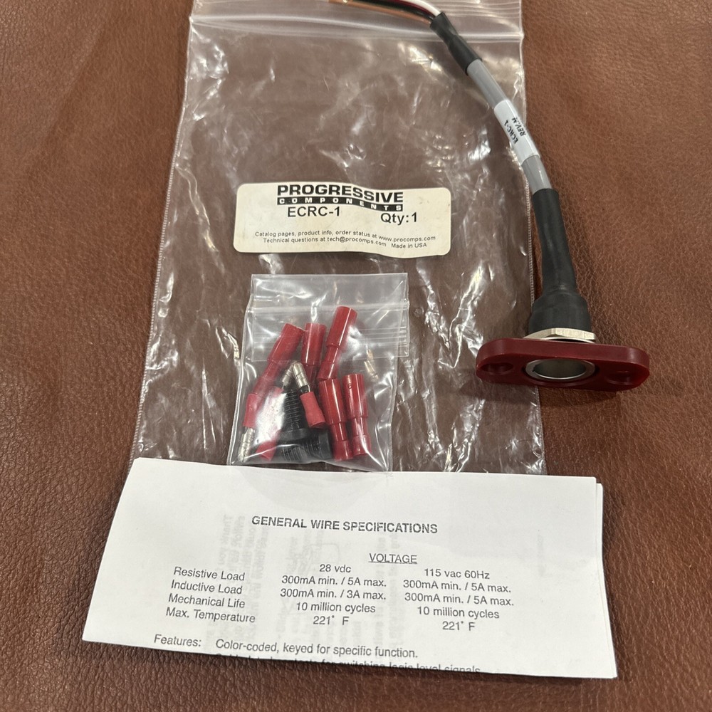 SEALED NEW PROGRESSIVE COMPONENTS ECRC-1 RECESSED CONNECTOR #B3-B