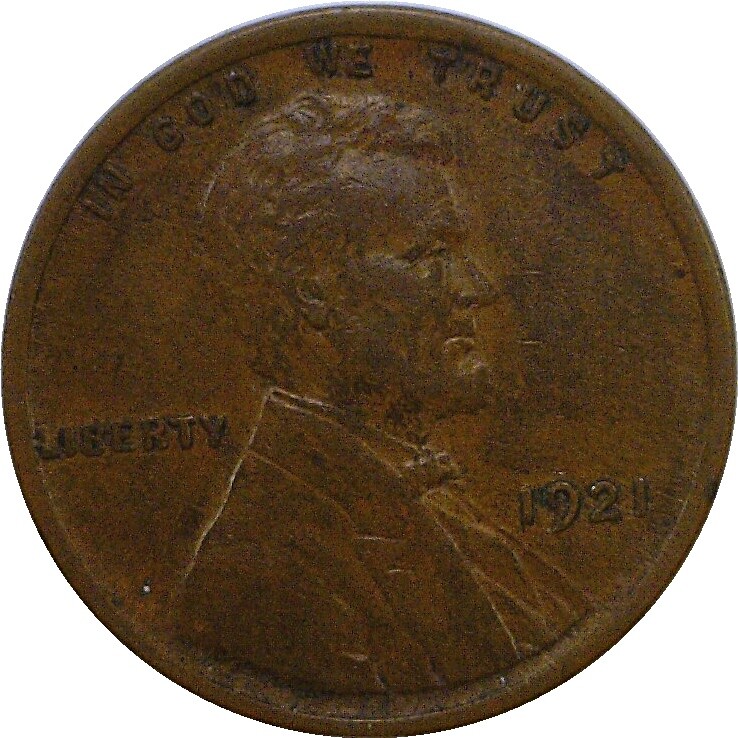 1921 Lincoln Cent Extra Fine