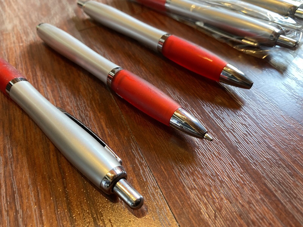 Pentel Retractable Pen, Black Ink/Barrel, Dozen