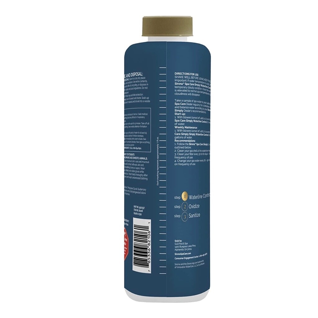 Sirona Spa Care - Waterline Control (32 oz)