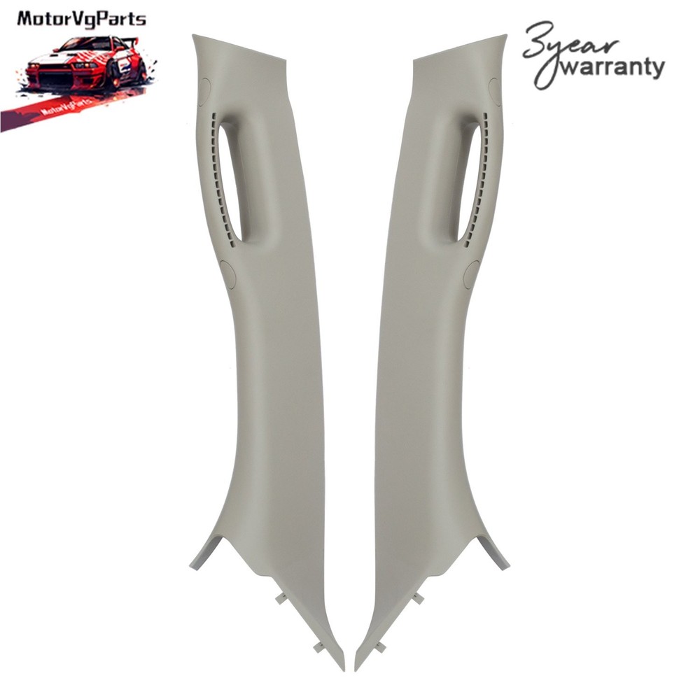 Beige Pair Pull Grab Handle A Pillar Windshield Post Trim For 02 03-10 Dodge Ram