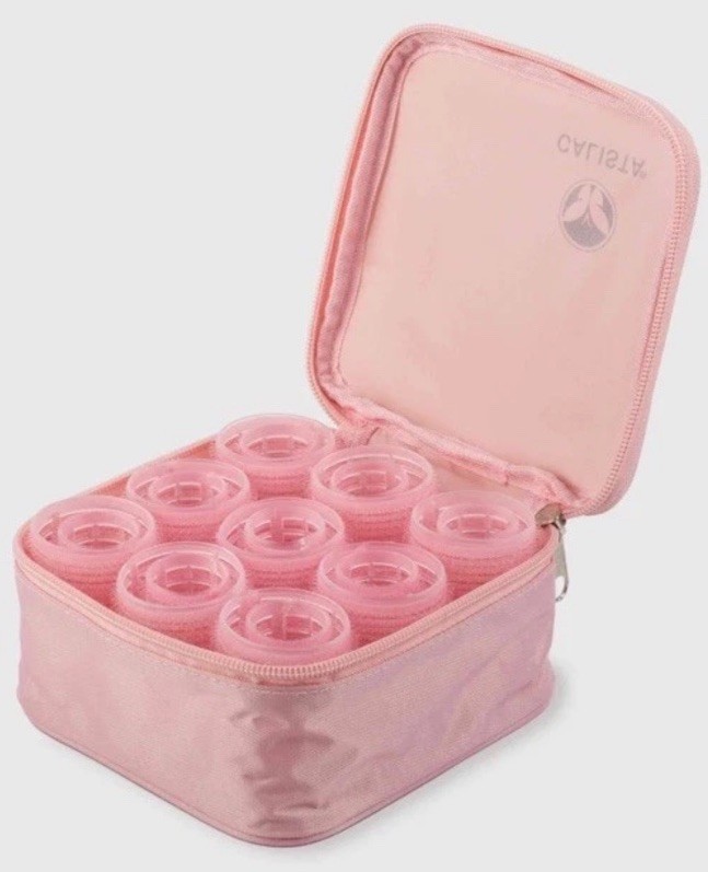 Calista Volumizing Soft Grip Rollers, Pixie + Short Clips in Case !