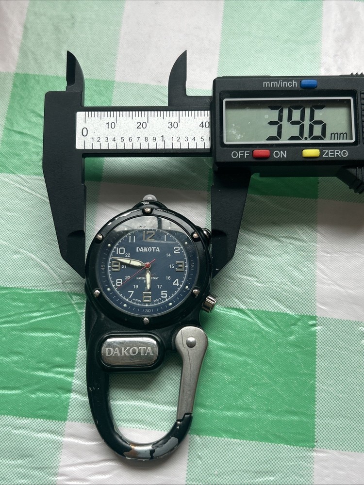 Dakota Miniclip Microlight Blue Dial Watch