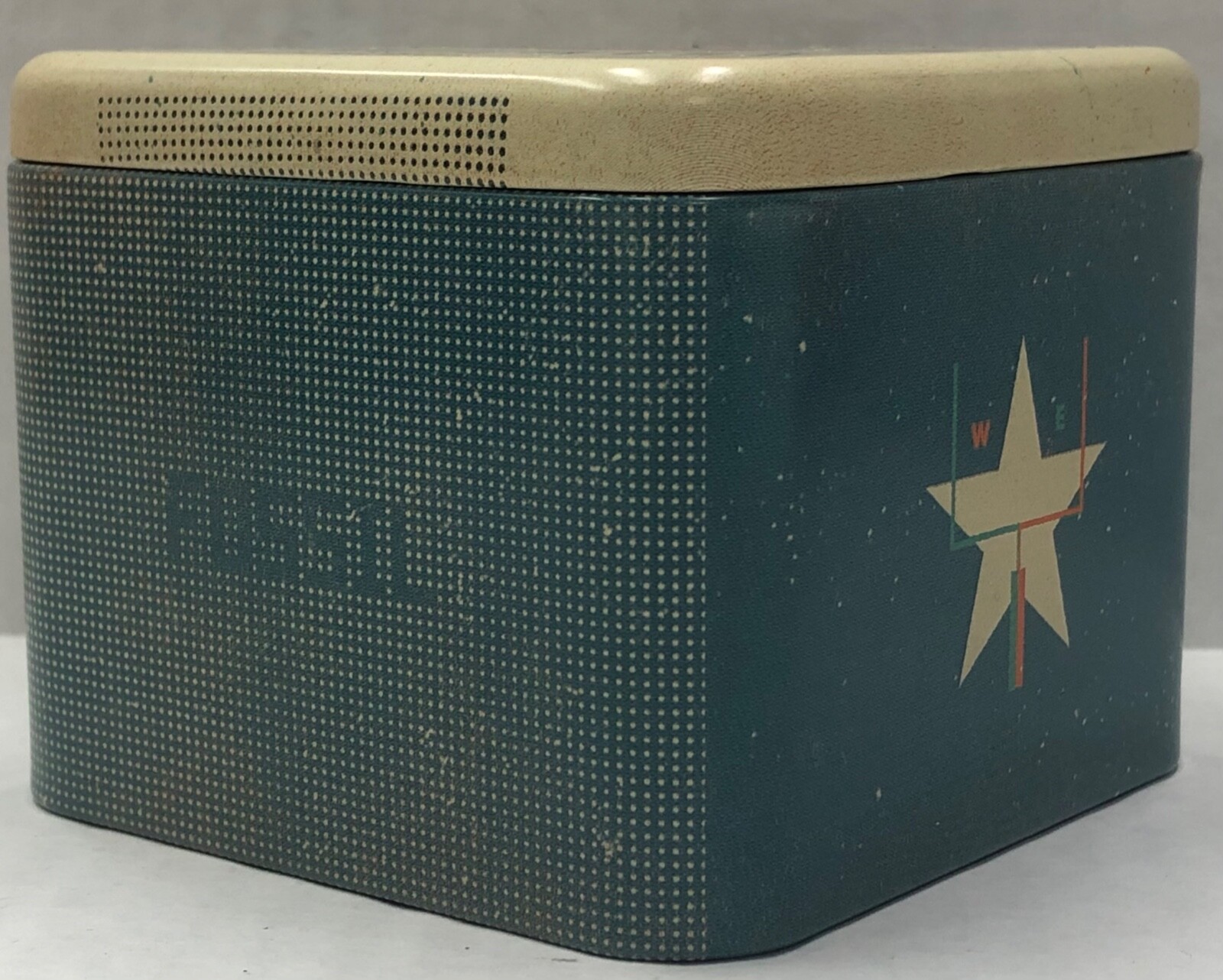 Fossil Genuine Collectible Presentation Display Gift Watch Tin Box NOS