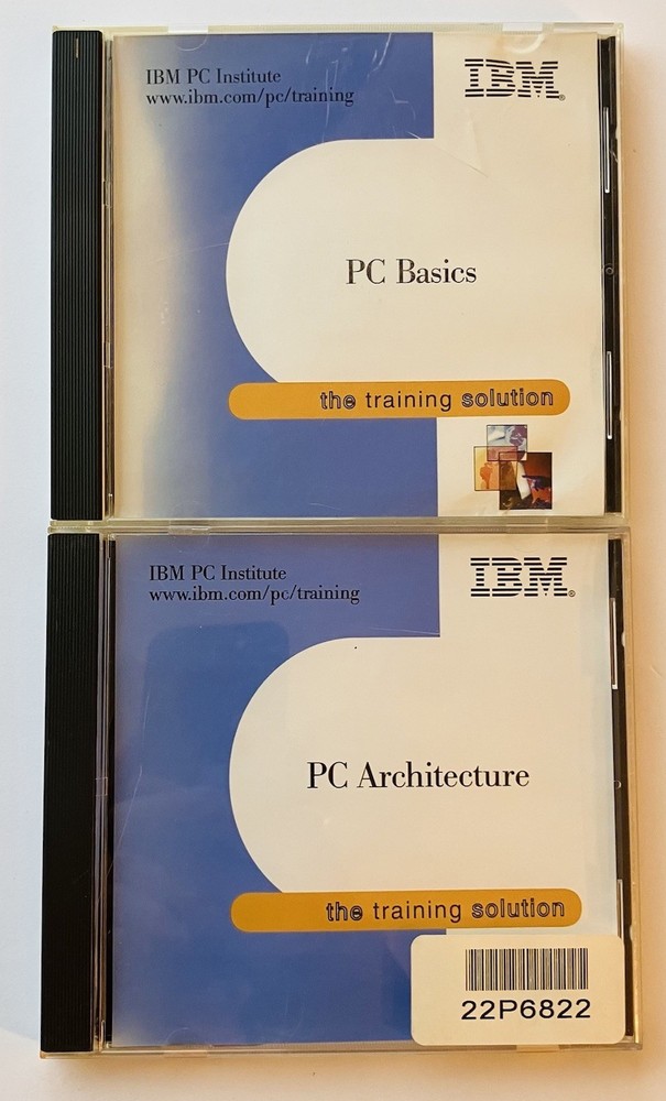 IBM PC Institute The Training Solution CD Set PC Basics & PC Architecture (2001)