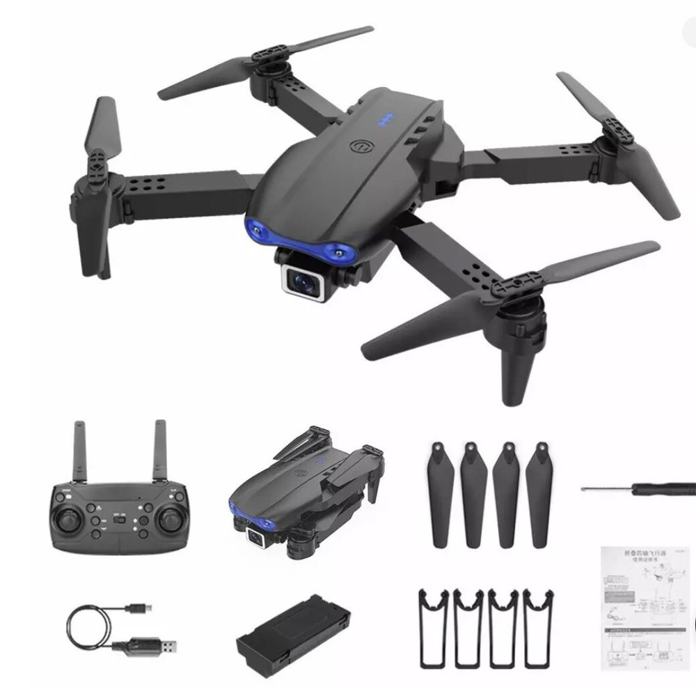 Drone Remote Control with 4K Dual Camera WiFi Foldable Quadcopter