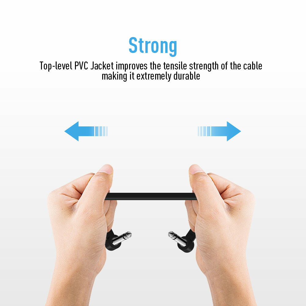 SONICAKE 15cm Patch Cable for Electric Guitar Effects pedal 6 pack