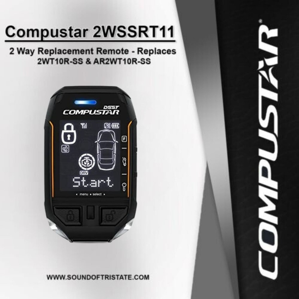Compustar 2WT11R-SS 2 Way Replacement DSS Remote 3 Mile Range