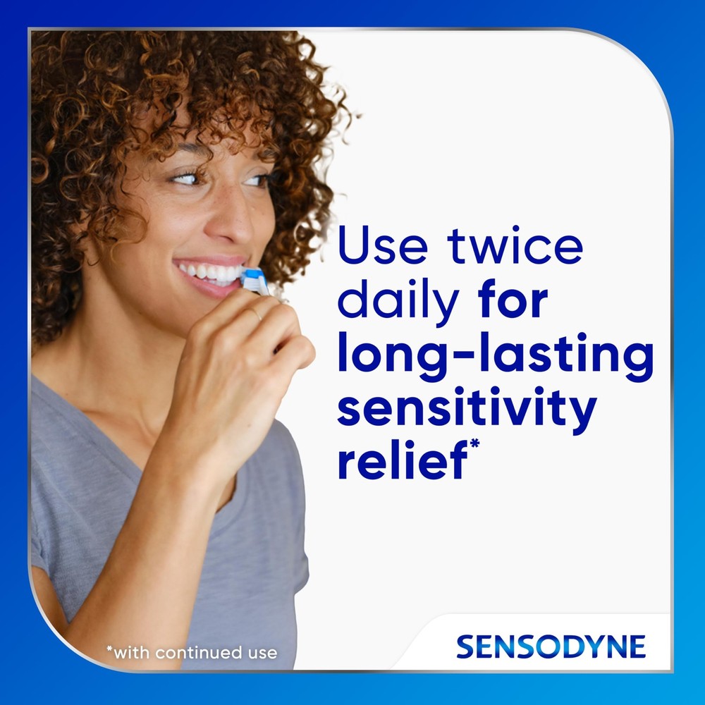 Sensodyne Cavity + Sensitivity Toothpaste, Fluoride Toothpaste for Sensitive...