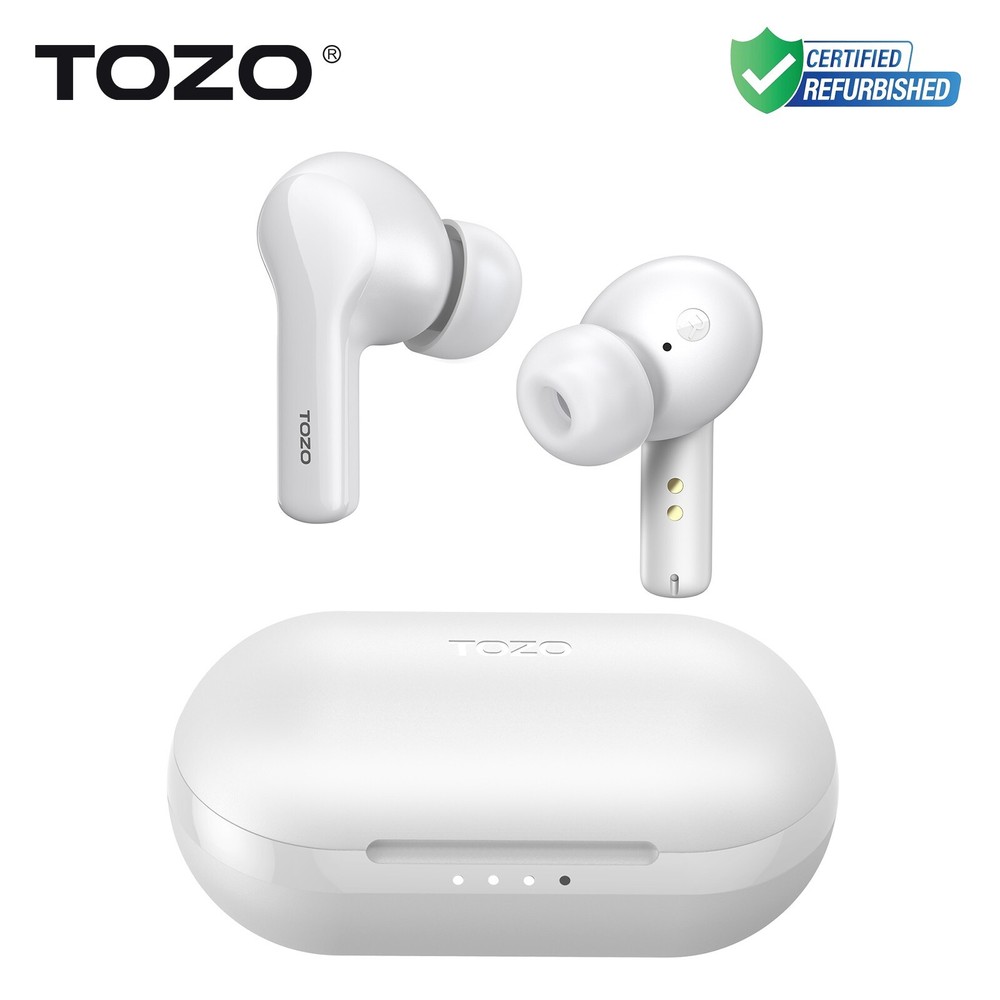 TOZO A2 Mini Wireless Earbuds Built-in Microphone, White (Renew)