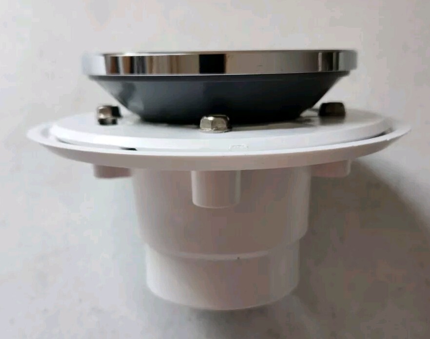 Delta DT061411 4" Tile-In Round Shower Drain, Chrome