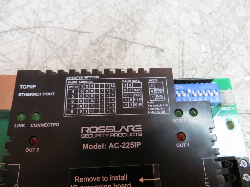 Defective Rosslare Security Products AC-225IP Controller AS-IS
