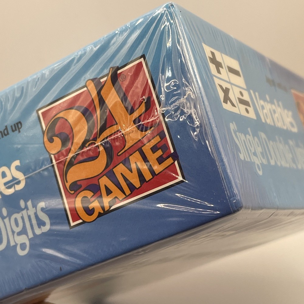 NEW 24 Game Variables Single/Double Digits Card Math Game 96 Cards