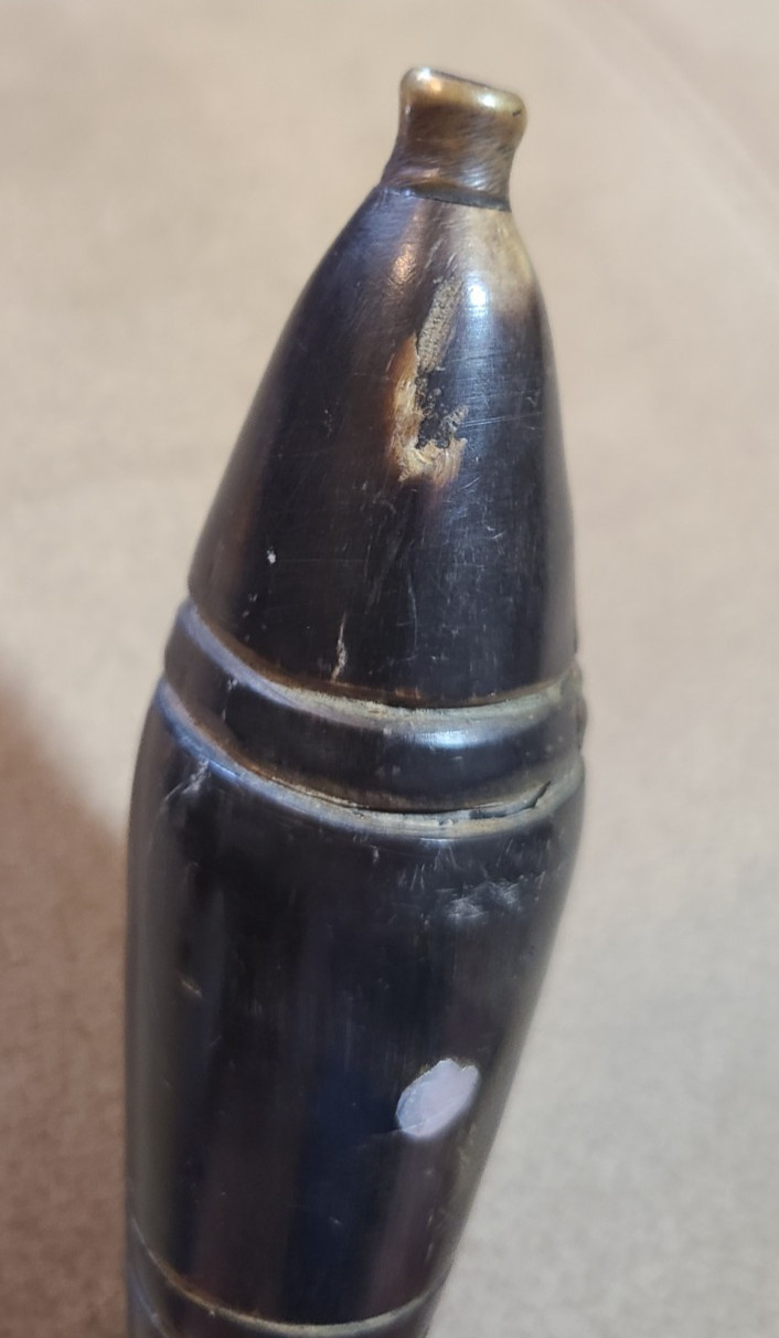 Vintage Scorpion Blade Antique Mexican Knife With Bull Horn Handle Circa 1890's