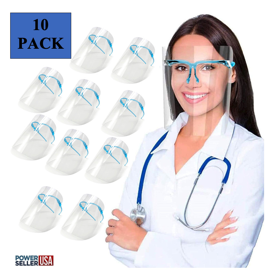 Face Shield Glasses Frame Visors, Face Shield Guard Protect Reusable Face Shield