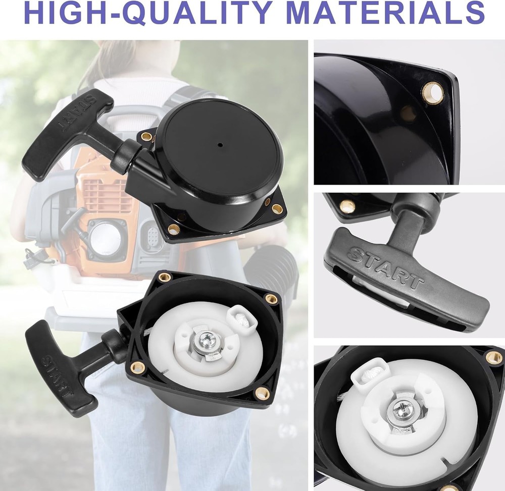 Wear-Resistant Pull Starter Assembly for Backpack Blower Models 150 350 EB630