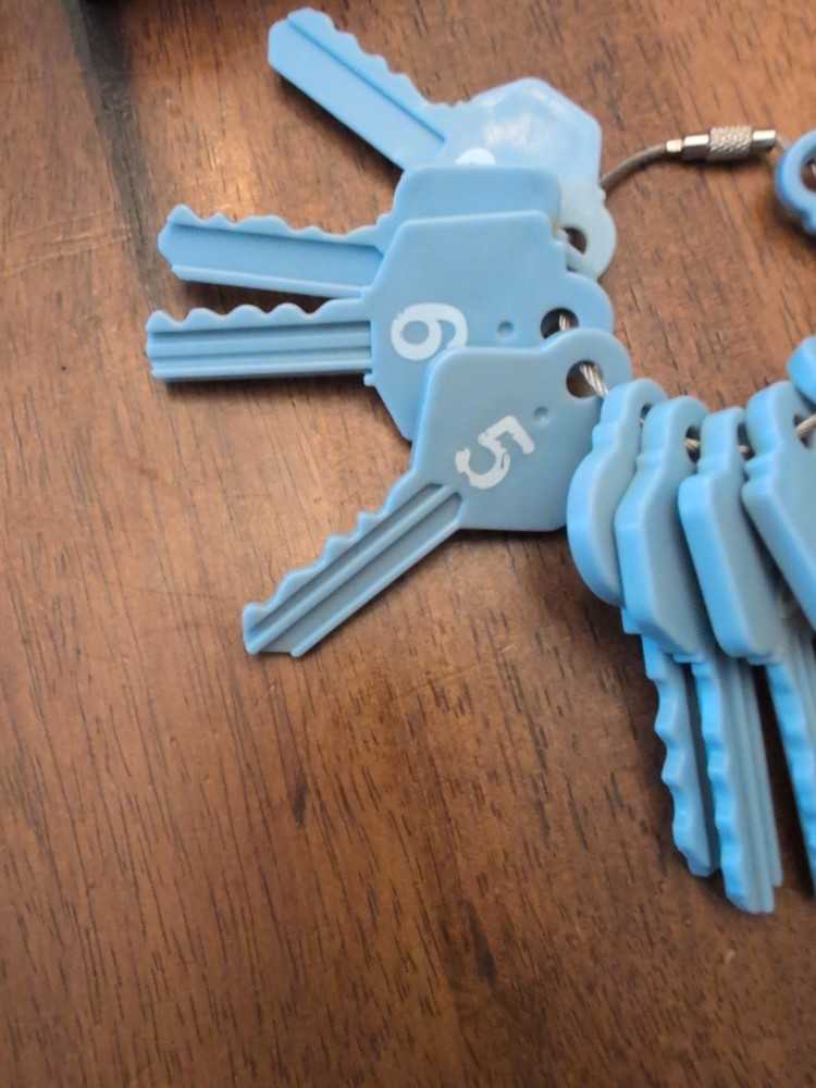 Number Learning Locks & Keys Educational Learning Incomplete *Missing Lock #2*