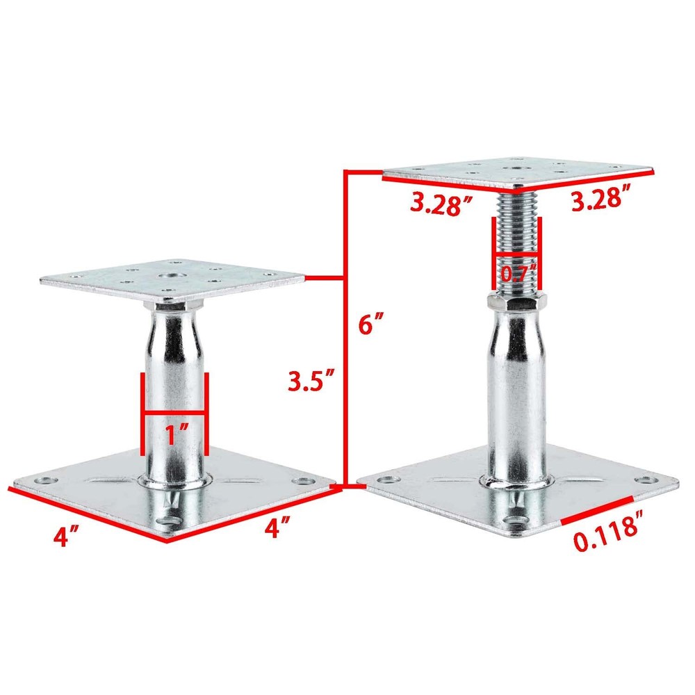 Adjustable Support Jack for The FloorPost Floor Joist JacksRV Step Stabilizer...