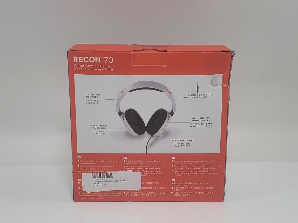 Turtle Beach Recon 70 Wired Gaming Headset Nintendo Switch