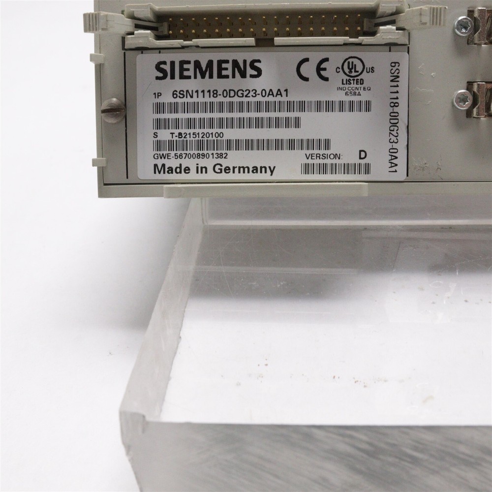 SIEMENS SIMODRIVE CONTROL MODULE 6SN1118-0DG23-0AA1