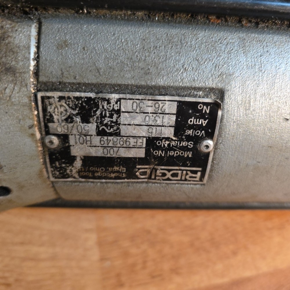 RIDGID 700 Power Drive Pipe Threader