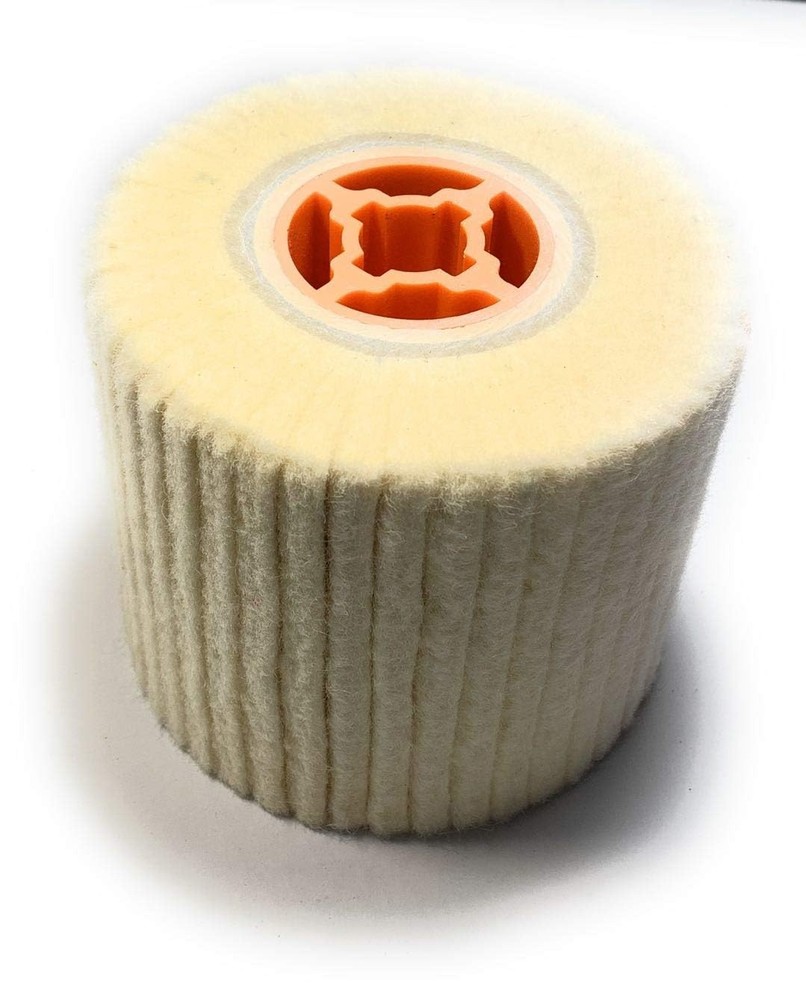 Wool Felt Wire Drawing Wheel Buffer Wheel Buffing Drum Mirror Burnishing Poli...