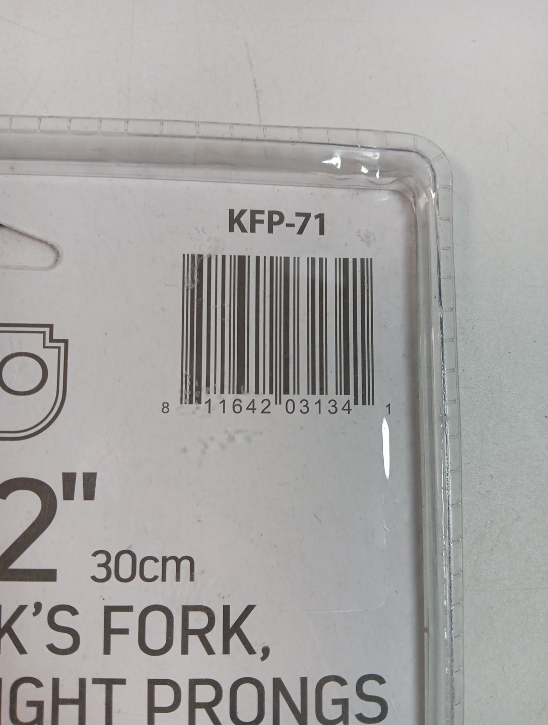 Winco KFP71 7 in Acero Carving Fork