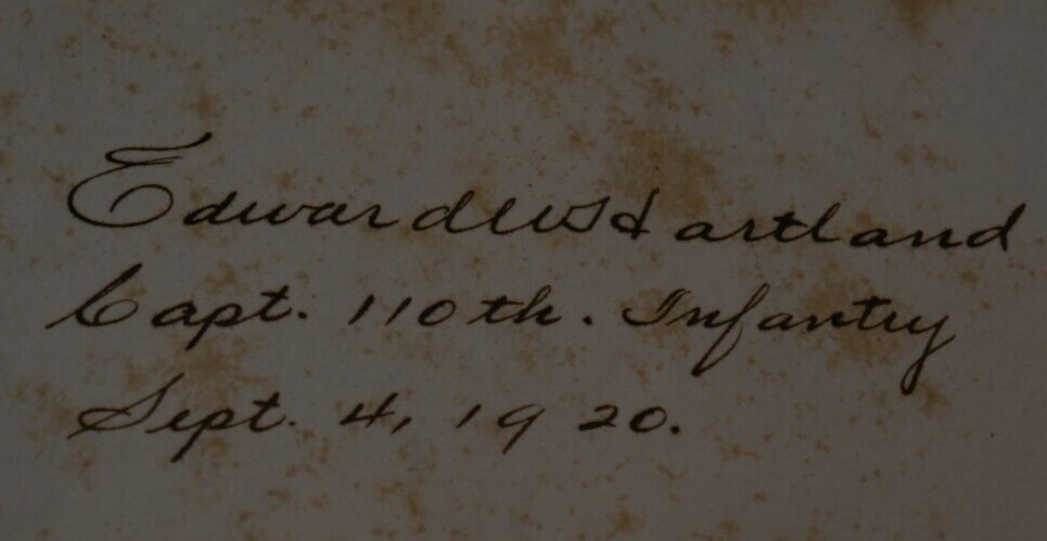 History Of The 110th Infantry (10th PA) Of The 28th Division Book, 1920 First Ed